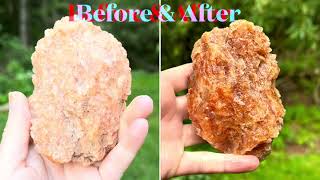 How to Clean Red Quartz with Oxalic Acid | Hogg Mountain Crystal Cleaning Tutorial- The Right Way