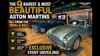 Rare Classic Aston Martins! Exclusive Unveiling DB2 DB4 DB5 James Bond Edition DB6 Volante, 1967 DBS