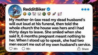 Full (FULL STORY) My mother-in-law read my dead husband's will out loud at his funeral, then.... Guide