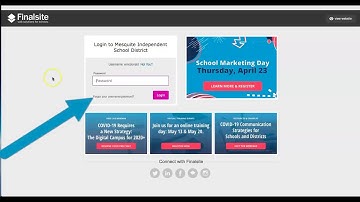 Mesquite ISD Website Editing: Accessing FinalSite