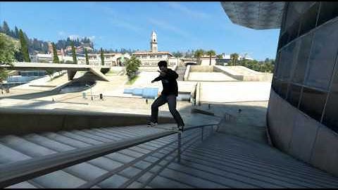 Skate 3 - Amazing Darkslide Grind On Rail