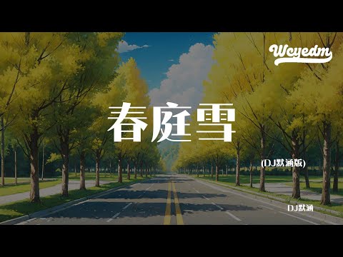 DJ默涵 - 春庭雪 (DJ默涵版)「这一世 太漫长却止步咫尺天涯间」【動態歌詞/pīn yīn gē cí】#DJ默涵 #春庭雪 #動態歌詞