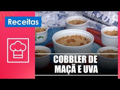 Faça um cobbler de maçã e uva com a chef e gastrônoma Jarda Saraiva – 15/11/24