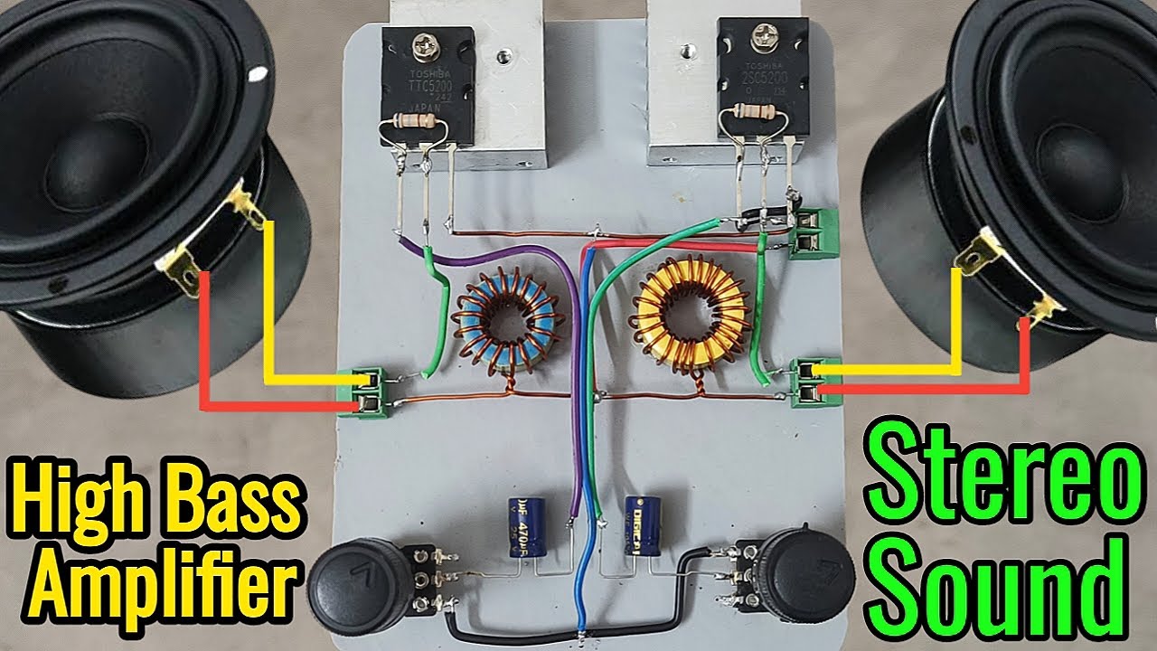 how to make amplifier at home || how to make audio amplifier at home # ...