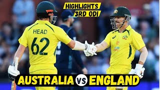 Australia vs England 3Rd ODI Highlights 2022 | AUS vs ENG ODI 2022 | AUS vs ENG