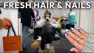 VLOG: getting my hair and nails done, picking up my sisters bday gift + ANGRY rant