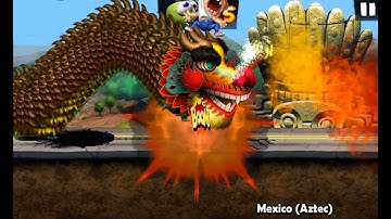 Zombie Tsunami Max Level 197 - Dragon perform all tasks