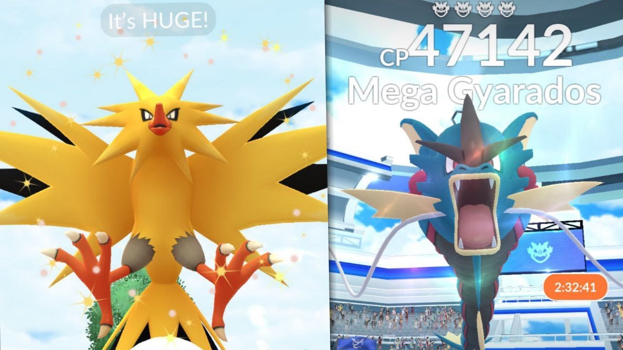 ZAPDOS AND MEGA GYRADOS |RAID INVITES | POKEMON GO LIVE