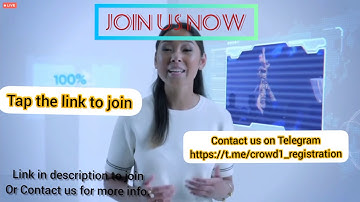 CROWD 1 REGISTRATION ( #LEGIT )  (LINK IN DESCRIPTION TO JOIN)