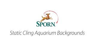 Spornยฎ Static Cling Aquarium Background Instructional Video