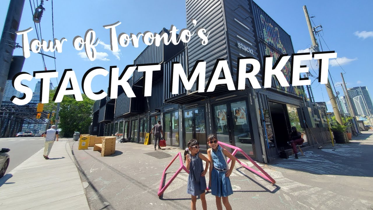 Tour of Toronto's HUGE Stackt Market! 