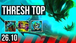 THRESH vs RUMBLE (TOP) | 18K damage, 6k gold comeback | EUW Master | 26.10