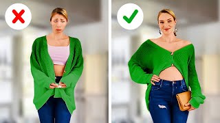 Transforming Worn-out clothes: 100 Layers Challenge with One Cut in 5 Minutes ✂️👗