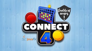 Connect 4 Game Application Using JavaFX with Source code. screenshot 1