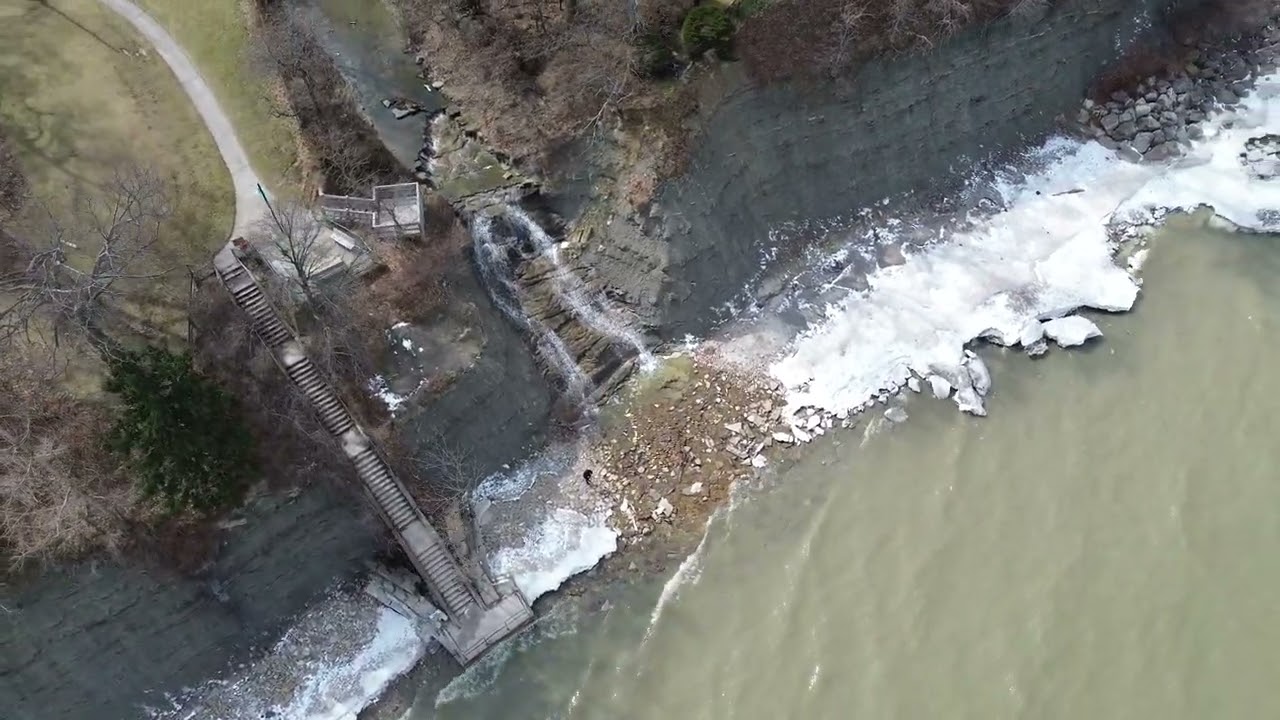 Drone at Columbia Beach Falls