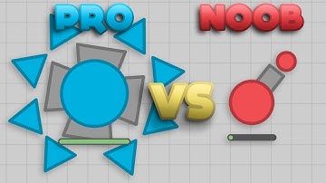 DIEP.IO - PRO VS NOOB! (2017)