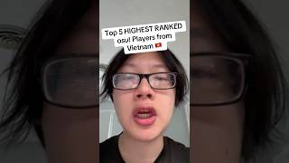 Top 5 HIGHEST RANKED osu! Players from Vietnam 🐃
