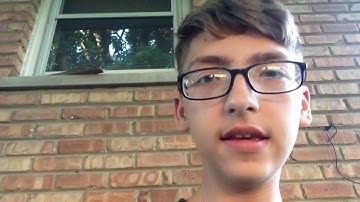 Goosinator working in his backyard