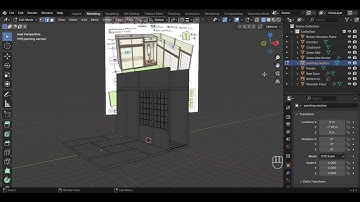 Japanese Room Design Part-5 Blender beginner level