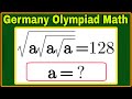 Germany | Tricky Olympiad Math Problem|Can You Solve This Nested Square Root Problem? #trickymath 