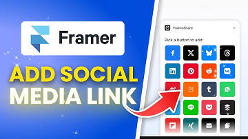 How To Add Social Media Link In Framer (Full Guide)