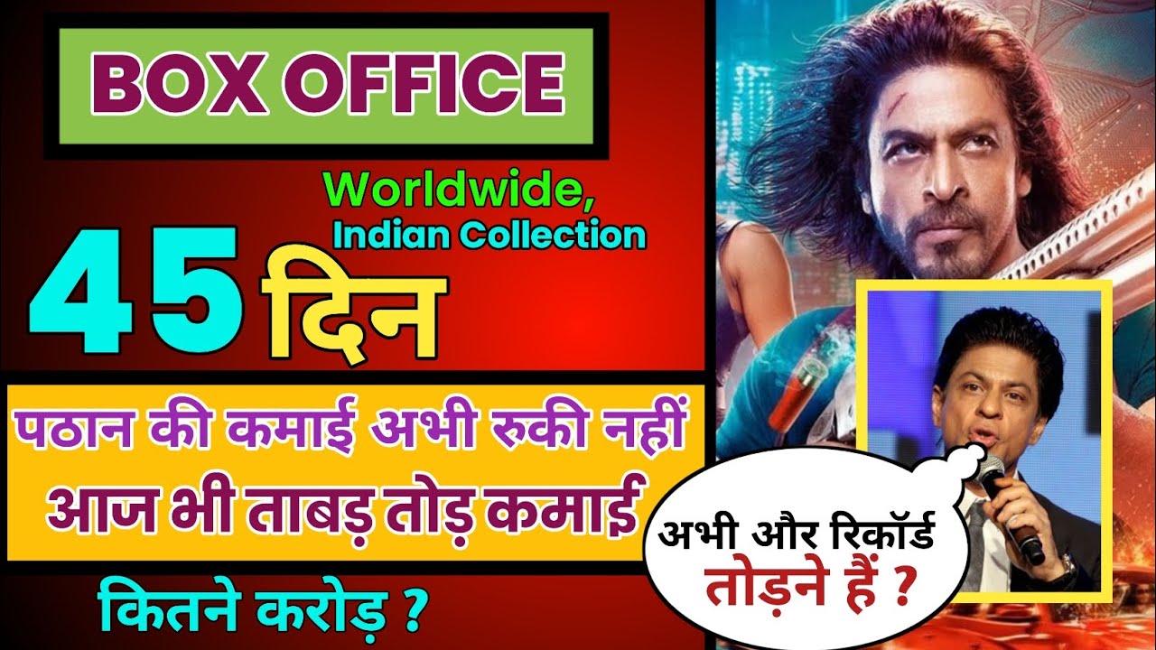 Pathaan Day 42th Collection, Pathaan Day 43th Collection | Pathaan Box Office Collection | Pathaan