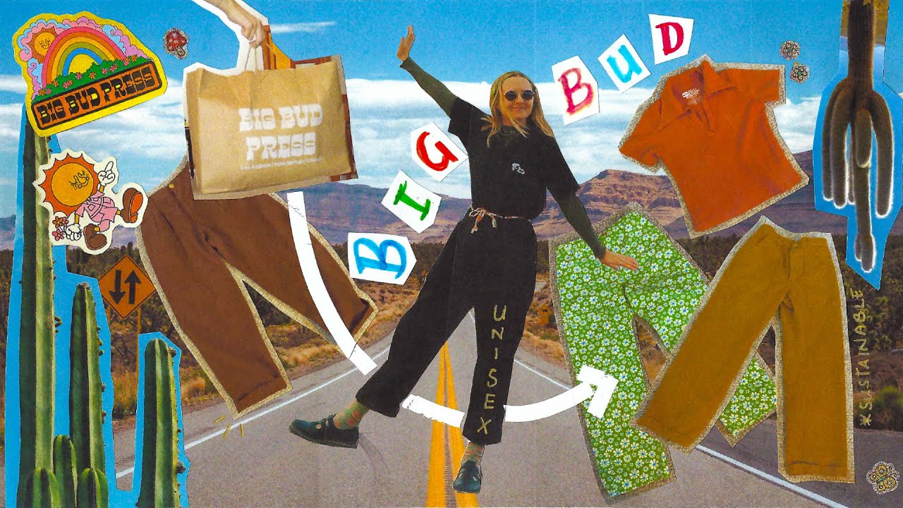 BIG BUD PRESS try on haul with my boyfriend // GENDER NEUTRAL, SUSTAINABLE fashion review