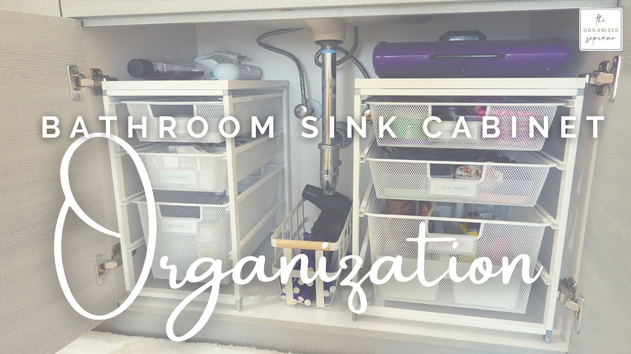 How To Organize- Under The Bathroom Sink — Stylin Brunette