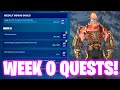 How To Complete Week 0 Quests in Fortnite - All Week 10 Challenges Fortnite Chapter 5 Season 3