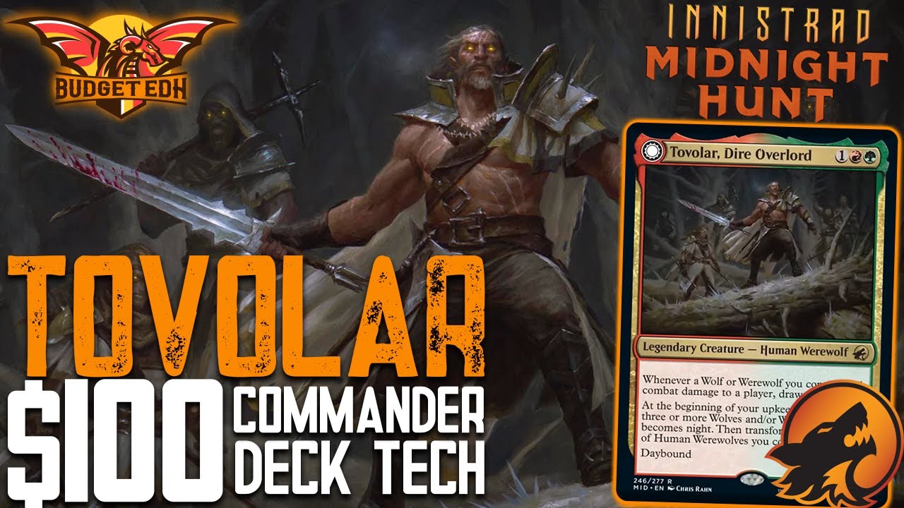 mtg tovolar commander deck Tovolar, Dire Overlord Commander Deck MTG Custom Deck Werewolves Wolf Deck  Wolves Gruul Stompy EDH main image 1