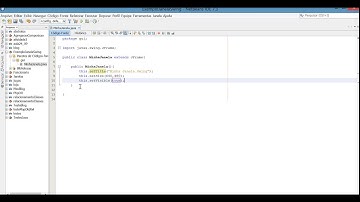 Video Aula Java Swing - parte 1