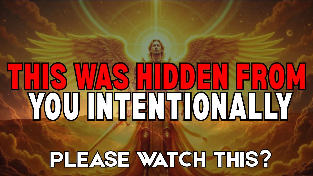 Chosen One, This Was Hidden From You On Purpose Until Now ✨