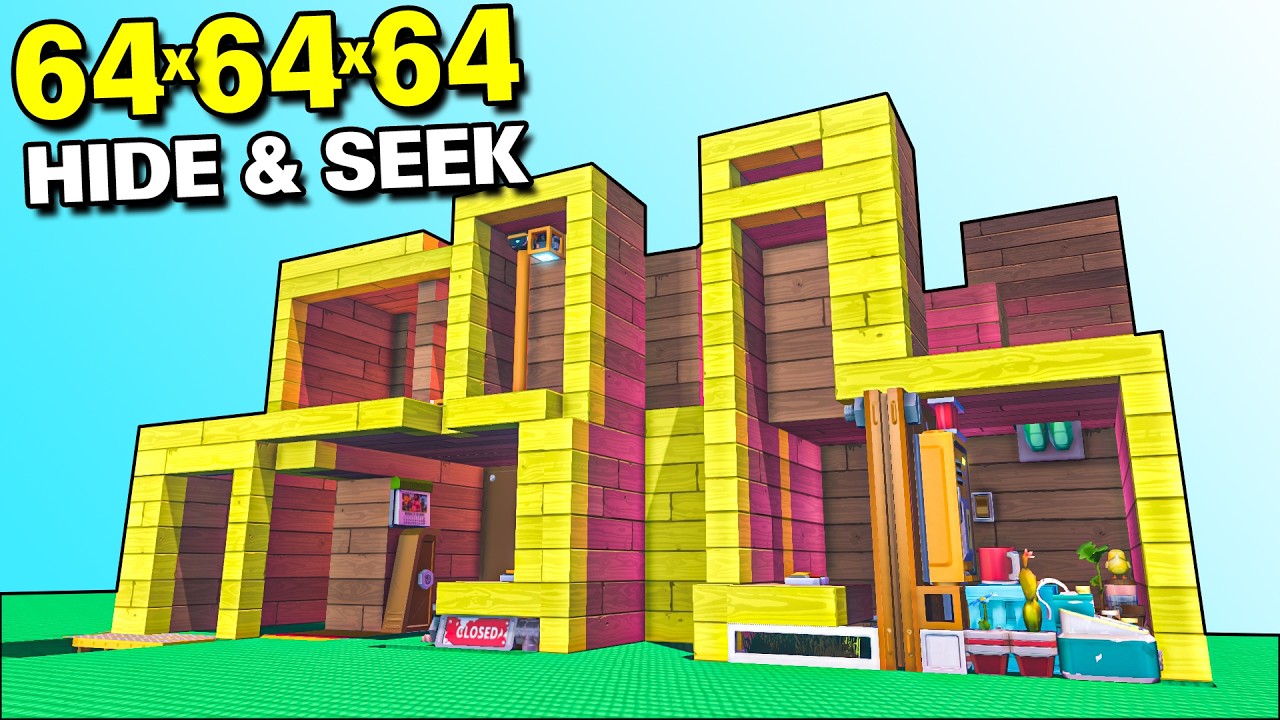 I LIED...THIS is The SMALLEST Hide And Seek Map! (Scrap Mechanic Multiplayer Monday)