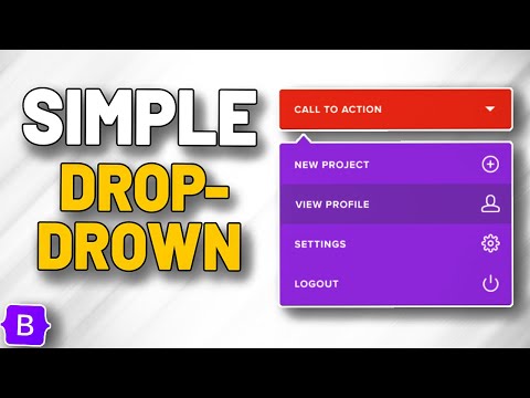Learn How to Make a HOT DROPDOWN MENU in Bootstrap