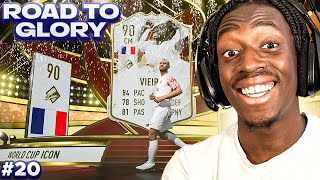 I UNLOCKED WORLD CUP ICON VIERIA!! & WC HERO PACK!?? (FIFA 23 RTG #20)