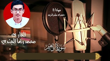 قرآن كريم بصوت جميل وتلاوة خاشعة من سورة ابراهيم للقارئ محمد رضا الجندي 2022