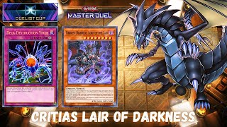 Critias Lair of Darkness in the New Duelist Cup Master Duel