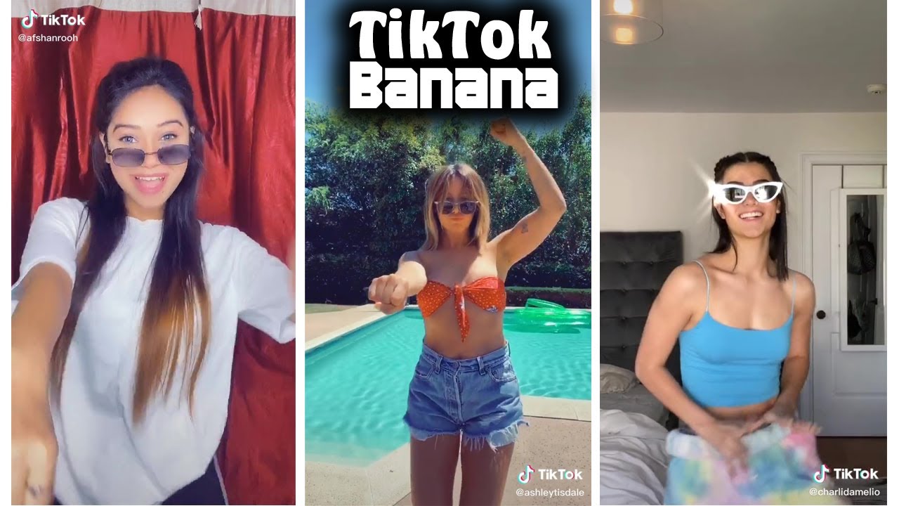 Top mejores bailes TikTok Banana challenge 1ºparte YouTube
