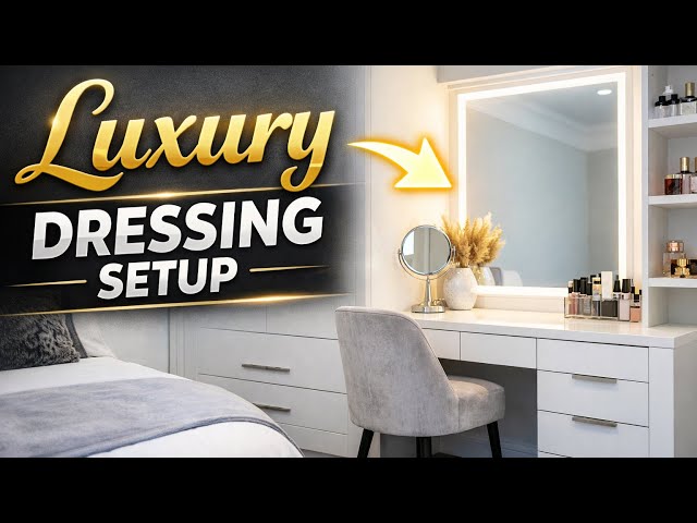 Luxury Dressing Table Setup | Fitted Furniture London - YouTube Luxury Dressing Table Setup | Fitted Furniture London - YouTube