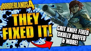 THEY FIXED IT!! (CRIT KNIFE BUFF, CLASS MOD ADDED, AND MORE!!) // Borderlands 4 Patch/Hotfix
