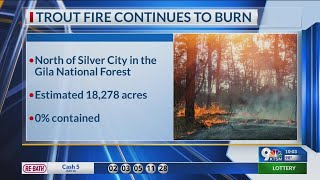 Trout Fire grows significantly over weekend