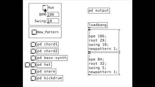 PureData generative groovebox Wealth