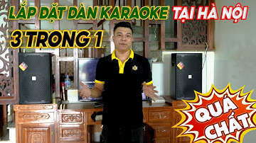 “Quá Chất” Lắp Đặt Hà Nội Dàn Karaoke Gia Đình Loa DT D2000 Và Amply Số Vatasa BLA600