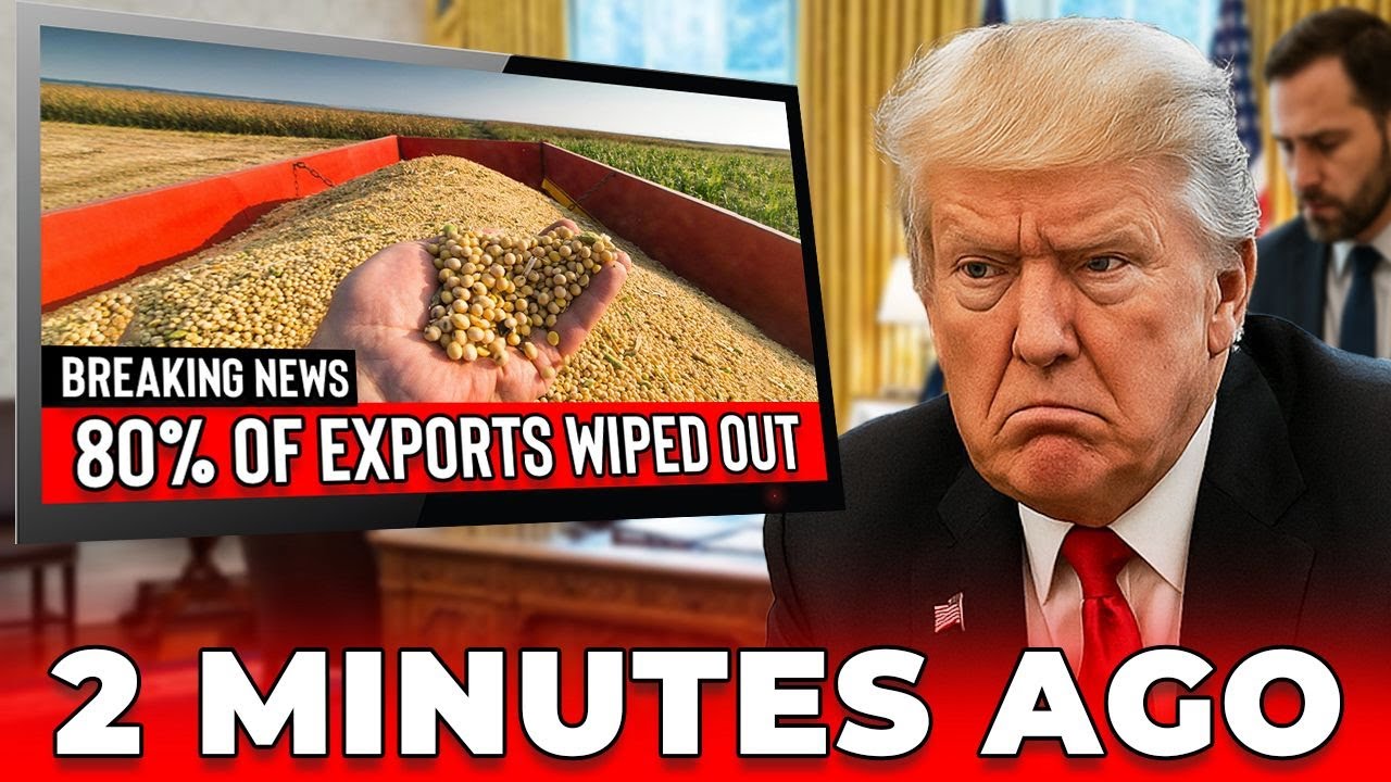 Trump Meltdown As U.S  SOYBEAN COLLAPSE Just Got Worse — 88% of Exports Rejected By Carney.