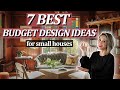 7 best interior design ideas for small houses with a low budget