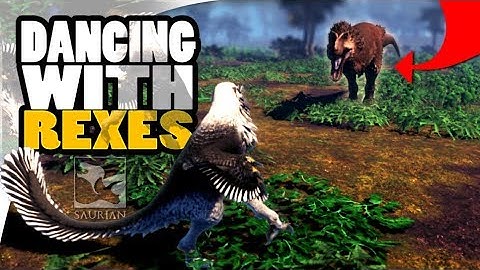 Saurian - NEW ROARS & THREATENING ADVANCED AI IS INCREDIBLE, KILLING A TRIKE AND FIGHTING THE REX!