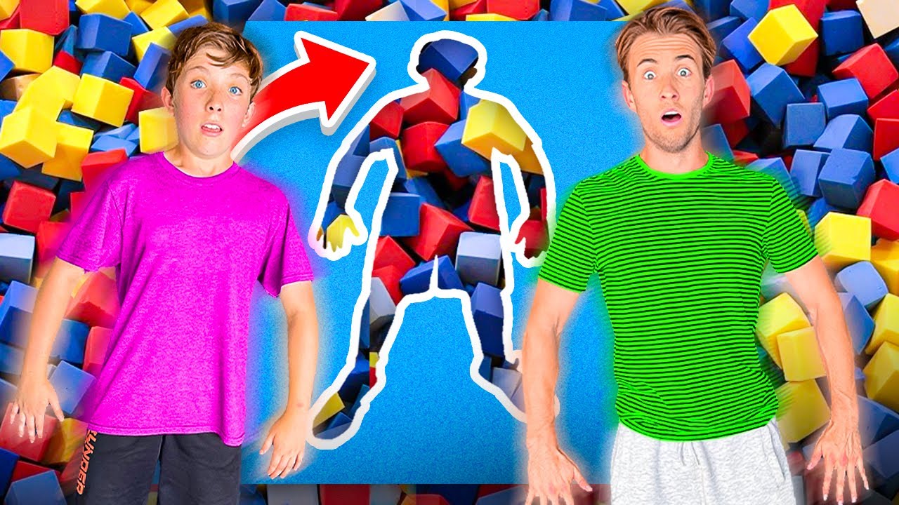Kids VS Adults Jumping Through Impossible Shapes!