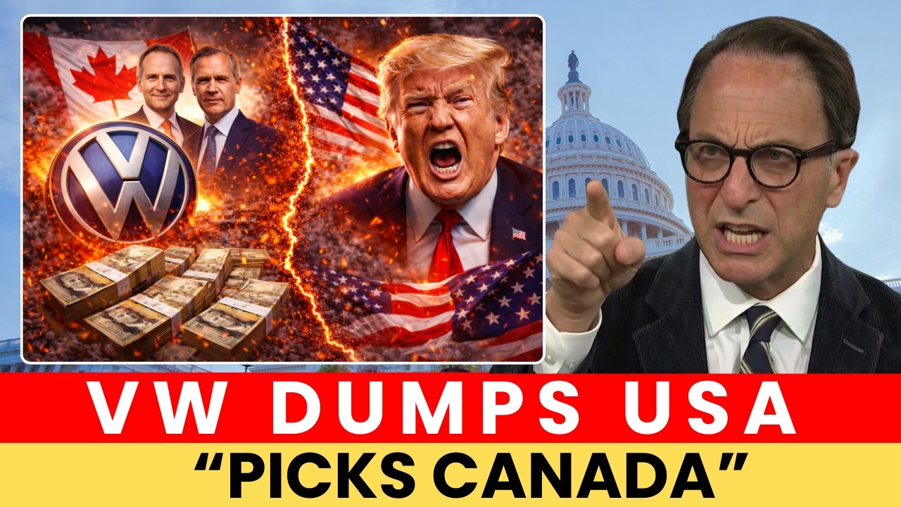 1 MIN AGO: Volkswagen Ditches US, Builds $7B Gigafactory in Canada as Trump’s Tariffs BOOMERANG