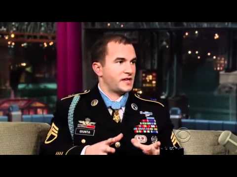 Staff Sgt. Salvatore Giunta on David Letterman (20...