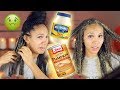 I Used Mayonnaise and Pumpkin to Fix My Heat Damaged Hair! DOES IT WORK??